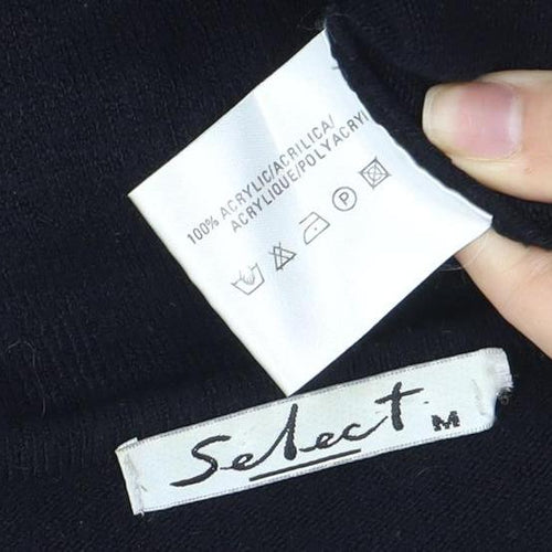 Select Women's Black T-Shirt, M, Short Sleeve, Basic