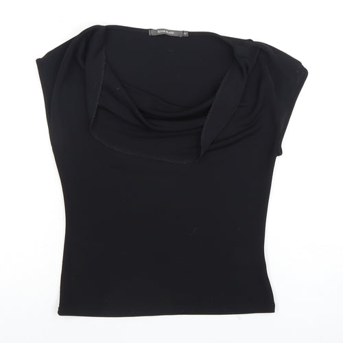 River Island Women's Black Cowl Neck Sleeveless Top