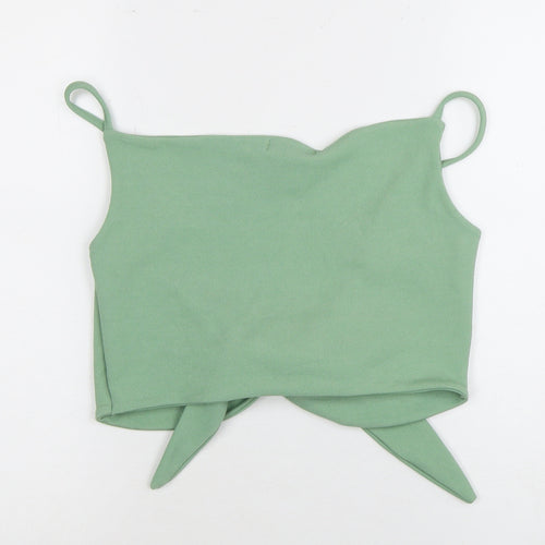 I Saw It First Women's Green Camisole Tank Top Size 12
