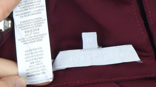 Redherring Women's Purple Sleeveless Beaded Blouse Size 14