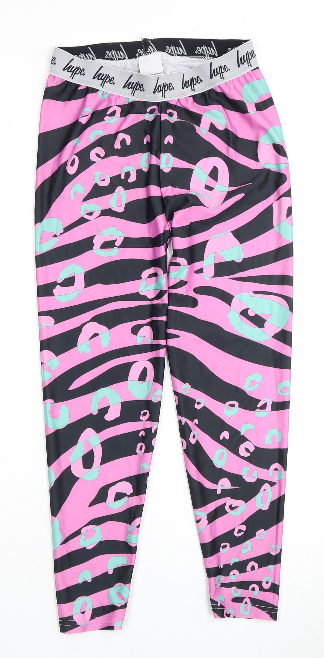 Hype Girls Multicoloured Animal Print Leggings 11-12 Years