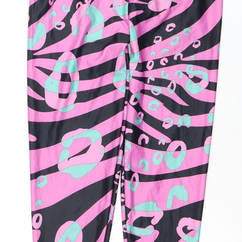 Hype Girls Multicoloured Animal Print Leggings 11-12 Years