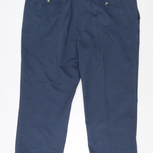 Cotton Traders Men's Blue Chino Trousers Size 44
