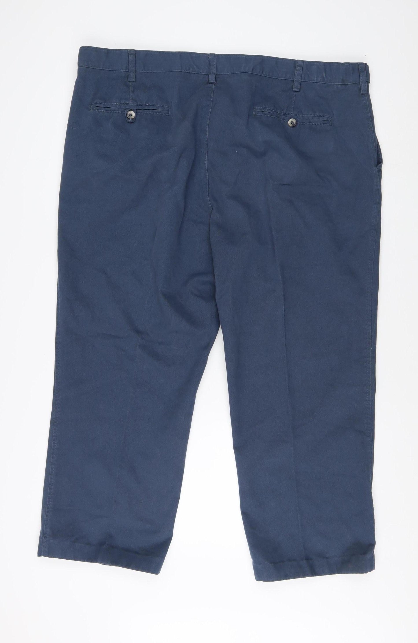 Cotton Traders Men's Blue Chino Trousers Size 44