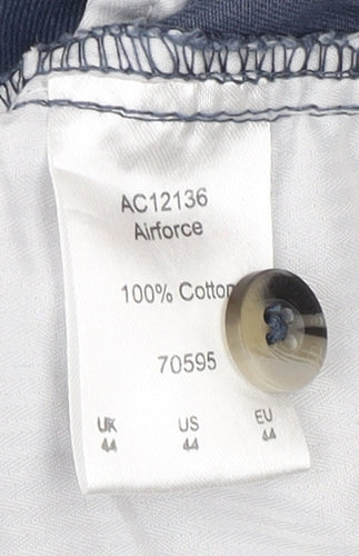 Cotton Traders Men's Blue Chino Trousers Size 44