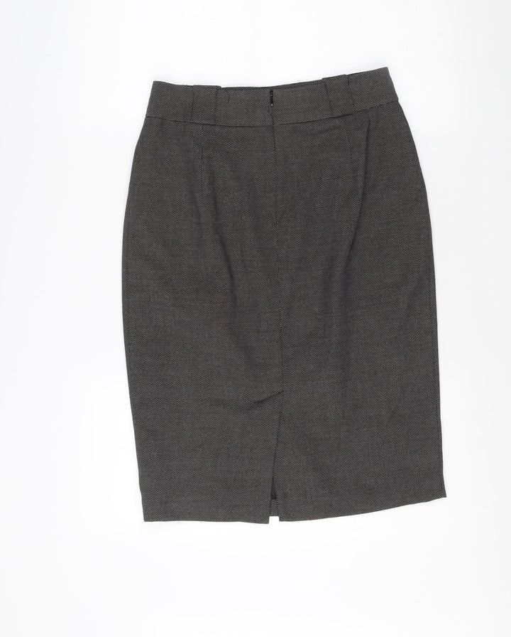 Marks and Spencer Women's Black Pencil Skirt Set Size 10
