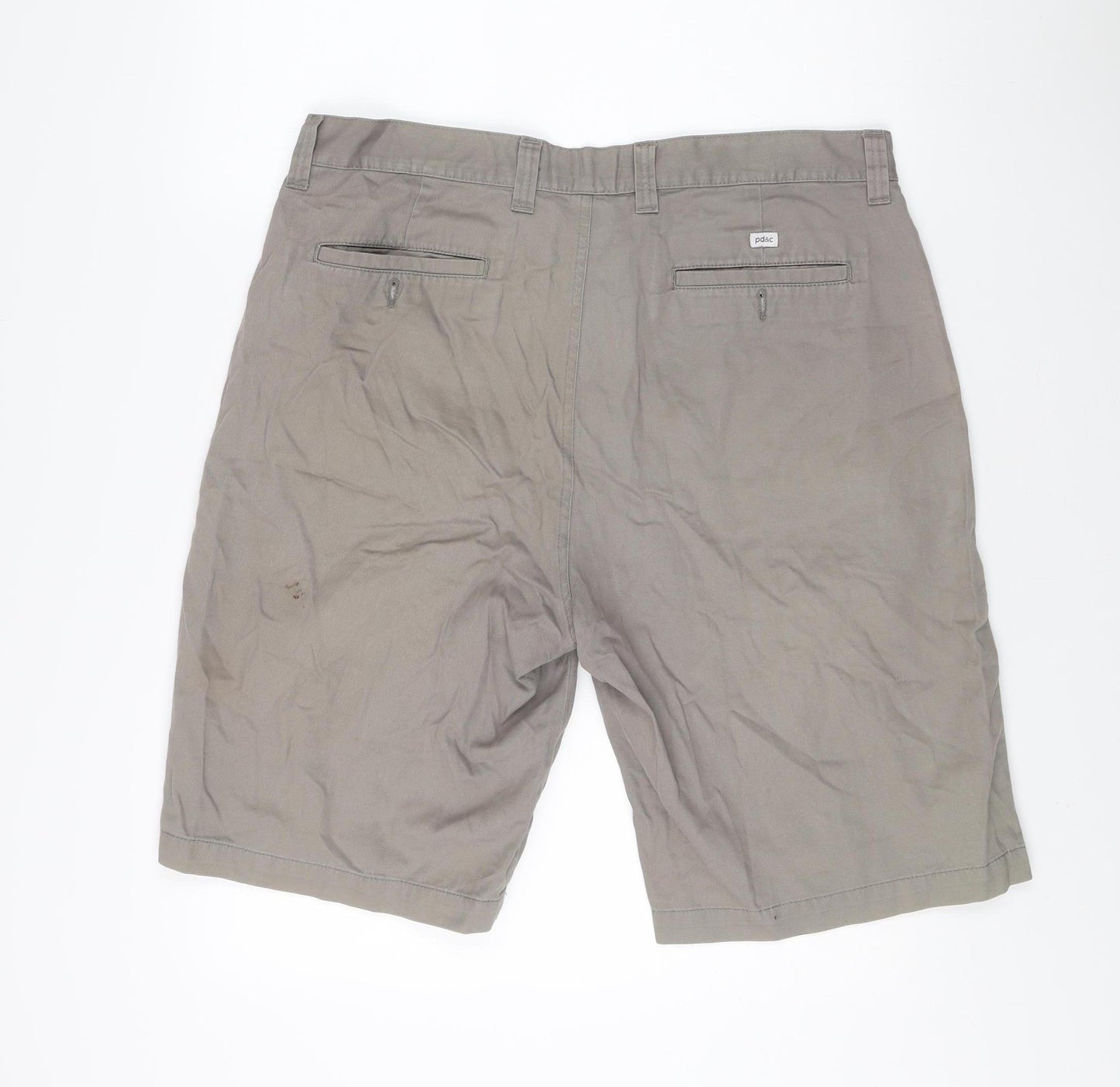 Paper Denim & Cloth Men's Beige Chino Shorts - Size 36