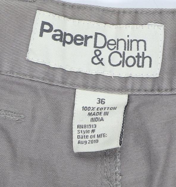 Paper Denim & Cloth Men's Beige Chino Shorts - Size 36