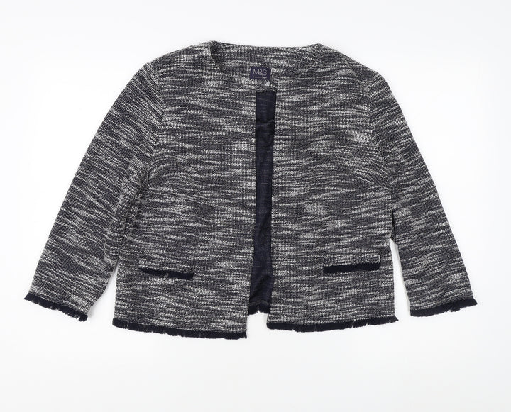 Marks and Spencer Women's Blue Cardigan Size 16
