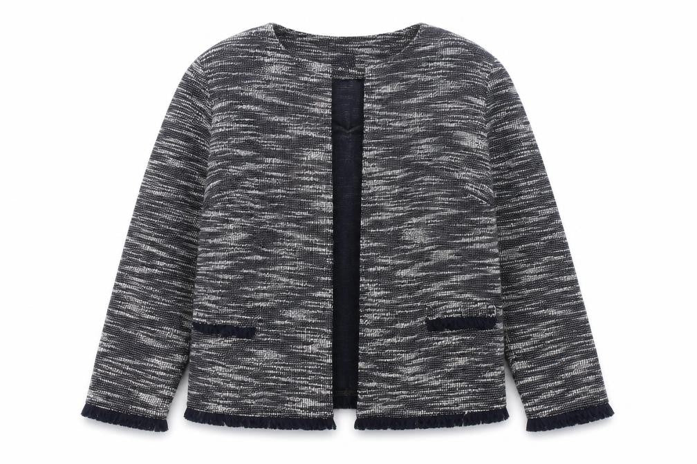 Front view of Marks & Spencer Women's Blue Cardigan, size 16