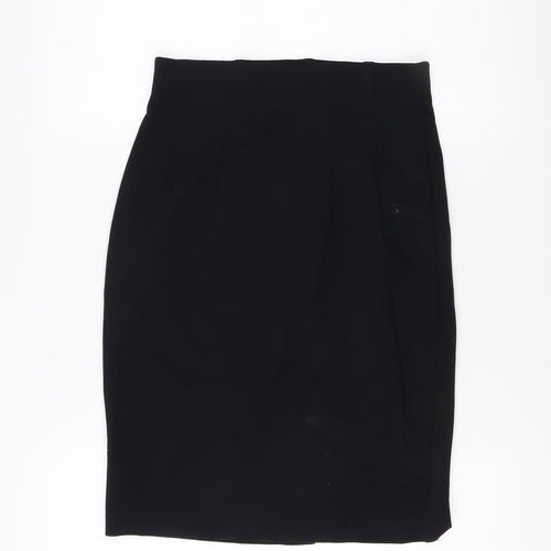 Marks and Spencer Women's Black Pencil Skirt, Size 8