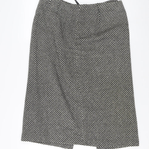 Alex & Co. Women's Black Geometric Pencil Skirt, Size 18