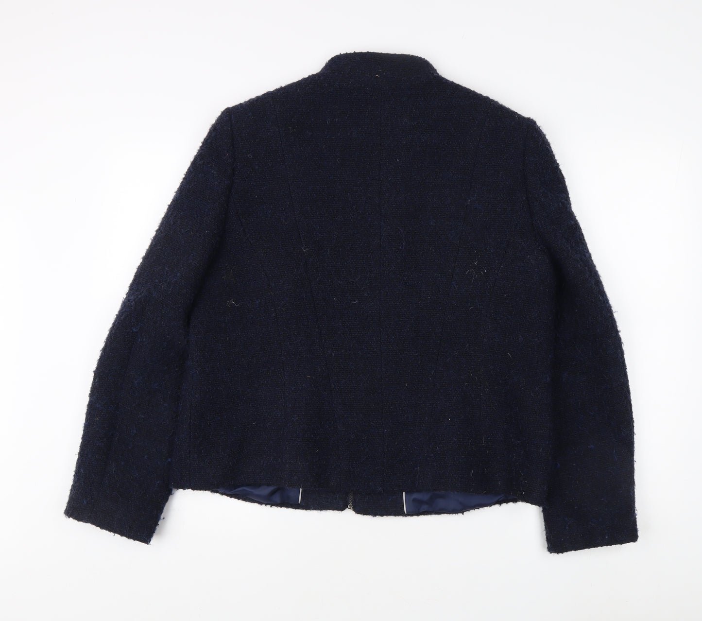 CC Women's Blue Jacket Size 18 Acrylic Blend