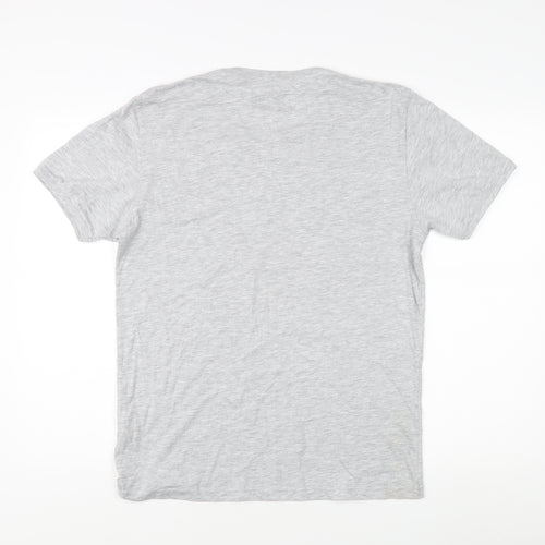 Next Men's Grey Mr. Strong Graphic T-Shirt L