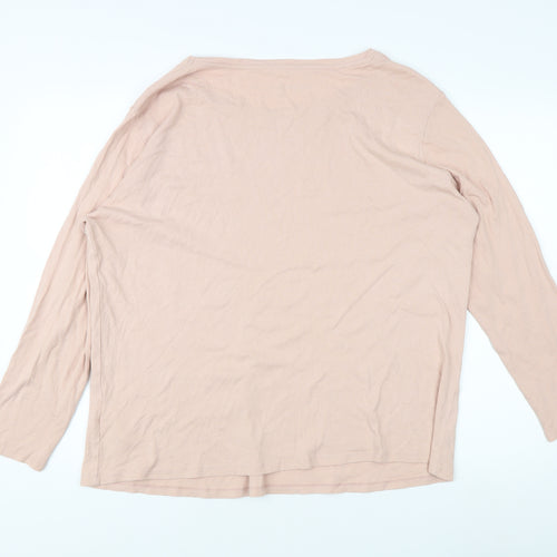 Capsule Women Beige Long Sleeve T-Shirt Size 24