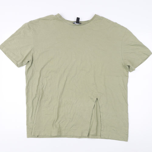 New Look Women's Green Basic T-Shirt - Size 16