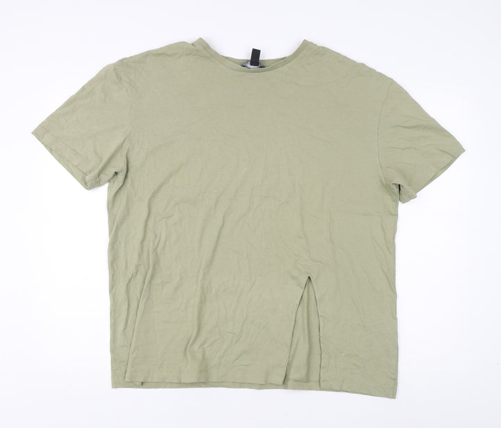New Look Women's Green Basic T-Shirt - Size 16