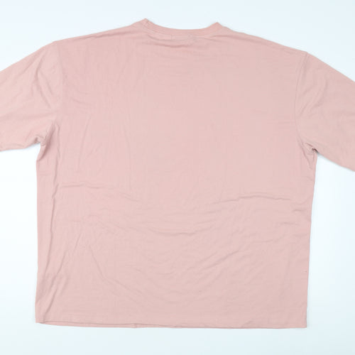 PrettyLittleThing Women’s Pink Crew Neck T-Shirt Size 16