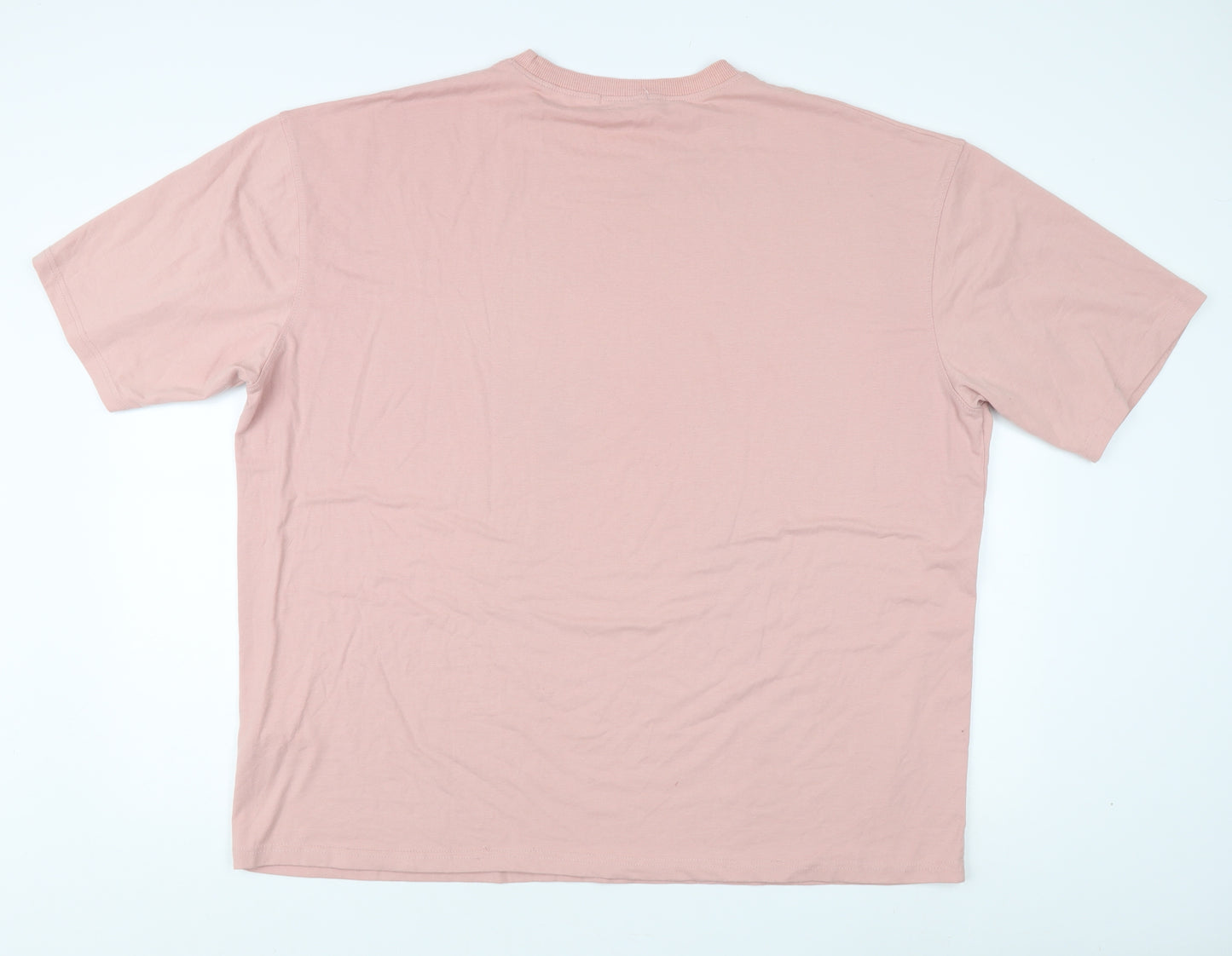 PrettyLittleThing Women’s Pink Crew Neck T-Shirt Size 16