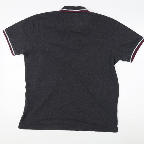 Pierre Cardin Men's Grey Polo Shirt XL Regular Fit
