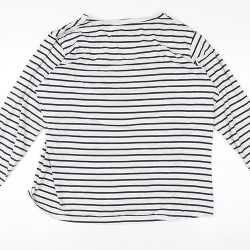 Disney Women's Multicoloured Striped T-Shirt XL