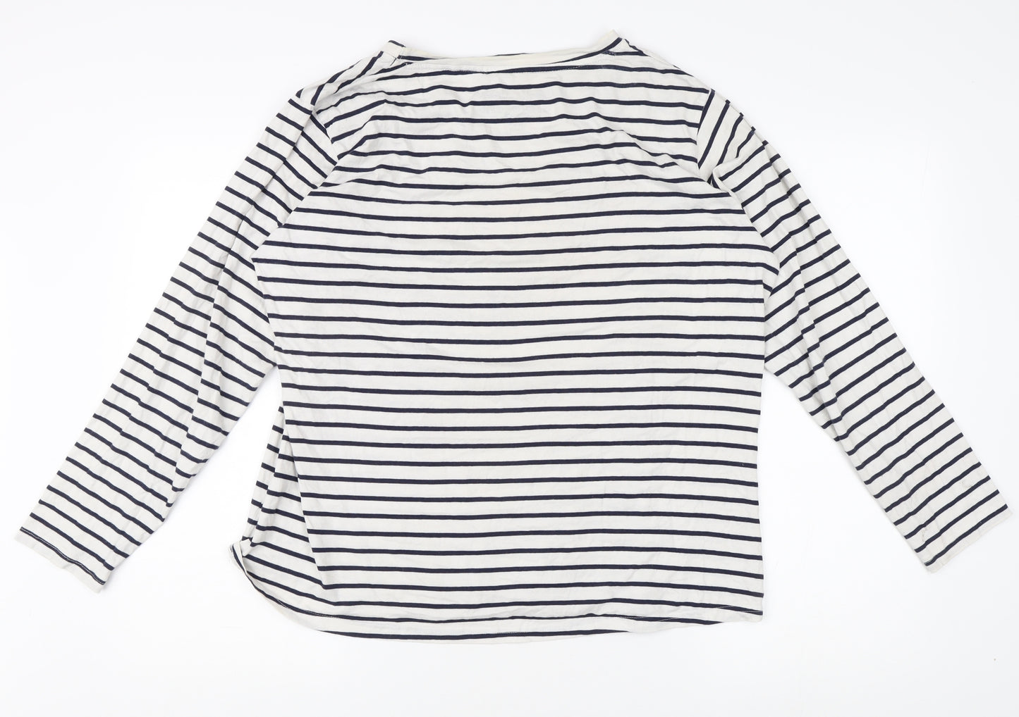 Disney Women's Multicoloured Striped T-Shirt XL
