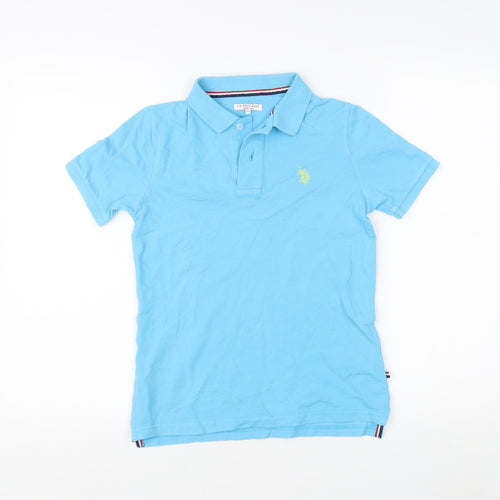 U.S. Polo Assn. Boys' Blue Polo Shirt 9-10 Years