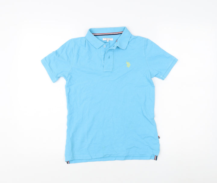 U.S. Polo Assn. Boys' Blue Polo Shirt 9-10 Years