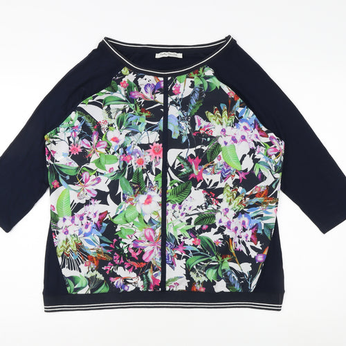 Betty Barclay Women's Multicoloured Floral Blouse - Size 14