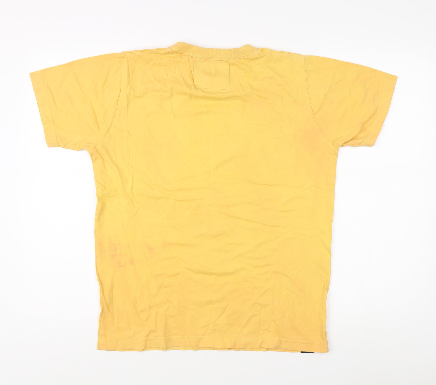 UCLA Men's Yellow M T-Shirt - Cotton Logo Short Sleeve