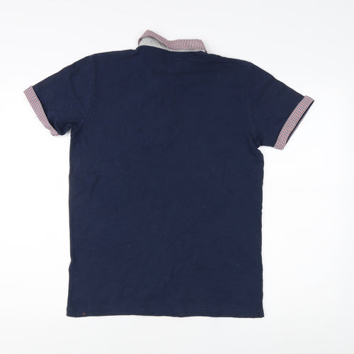 Jasper Conran Men's Blue Polo Shirt, Size 13-14