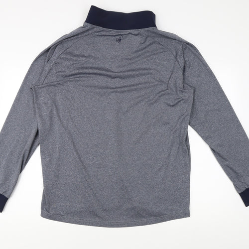 Pádraig Harrington Men's Grey 1/4 Zip Sweatshirt L