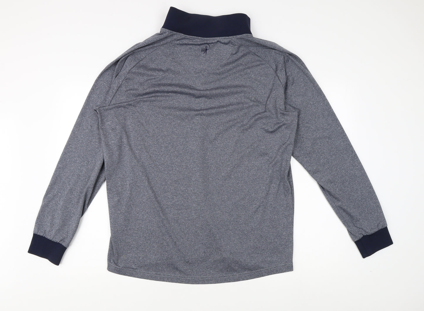 Pádraig Harrington Men's Grey 1/4 Zip Sweatshirt L