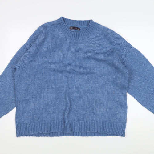 Marks and Spencer Women's Blue Pullover Jumper Large
