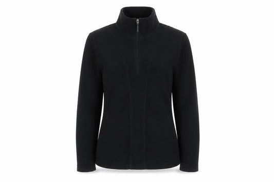 Front view of Columbia Women's Black Full Zip Sweatshirt M
