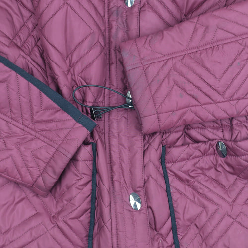 Anna Rose Women's Red Quilted Jacket S Casual