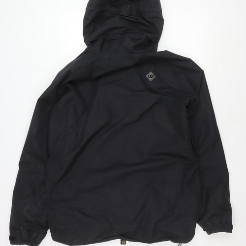 Bonfire Men's Black L Rain Coat Jacket Lined