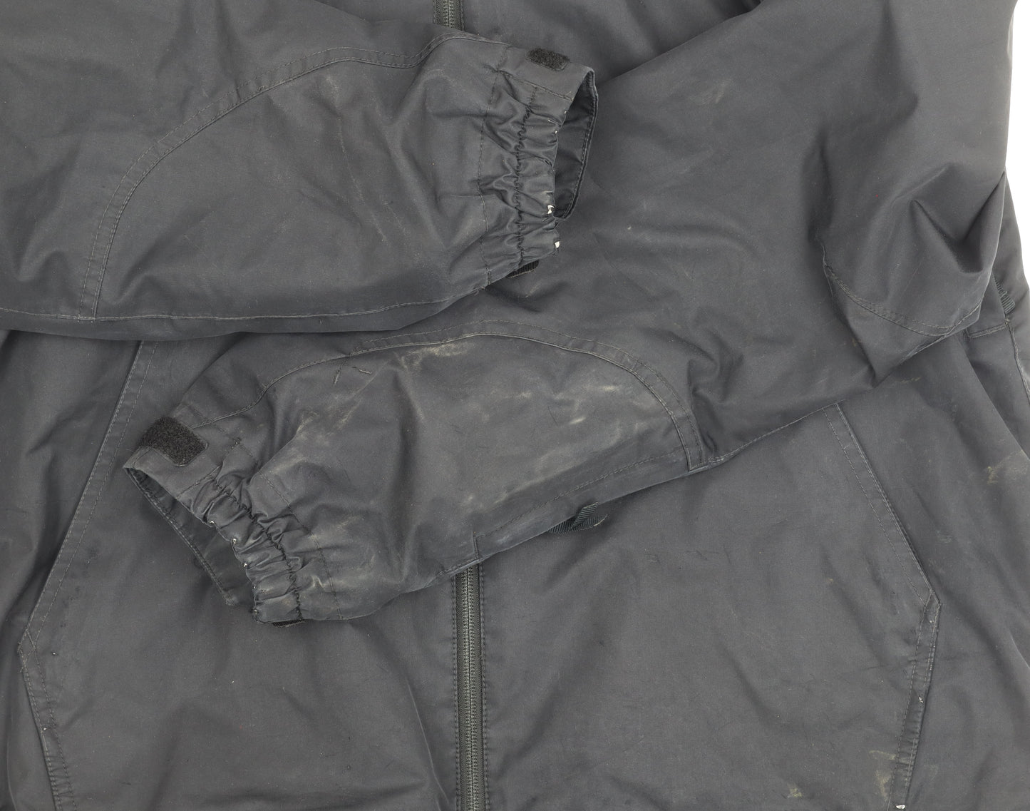 Bonfire Men's Black L Rain Coat Jacket Lined