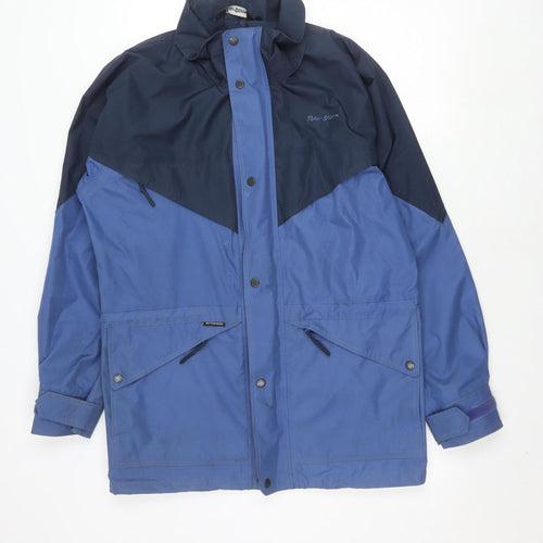 Peter Storm Men's Blue S Waterproof Rain Jacket