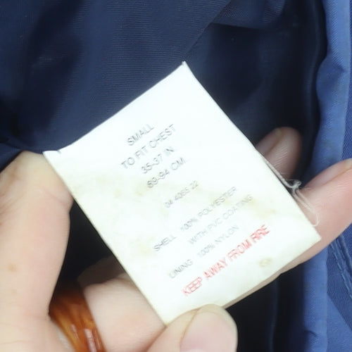 Peter Storm Men's Blue S Waterproof Rain Jacket