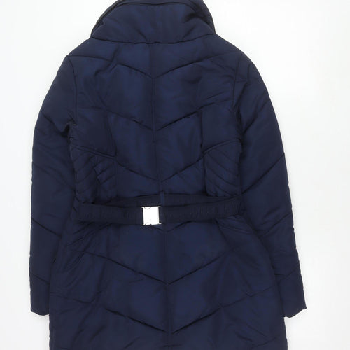Oasis Women's Blue Puffer Jacket, M, Autumn/Winter
