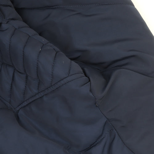 Oasis Women's Blue Puffer Jacket, M, Autumn/Winter