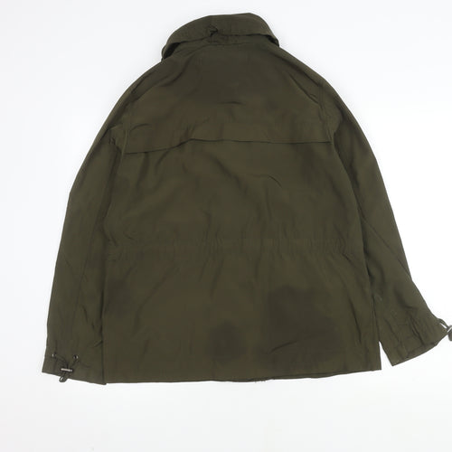 Maine New England Women's Green Mid-Length Windbreaker Jacket