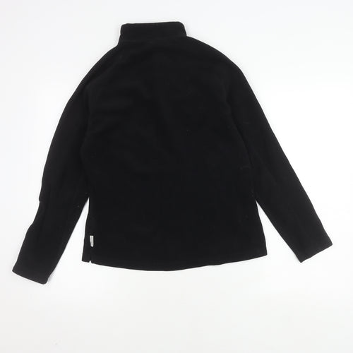 Quechua Black Unisex Fleece Pullover, Size 12