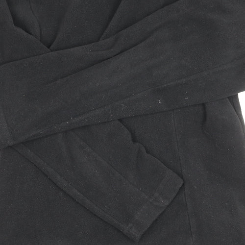 Quechua Black Unisex Fleece Pullover, Size 12