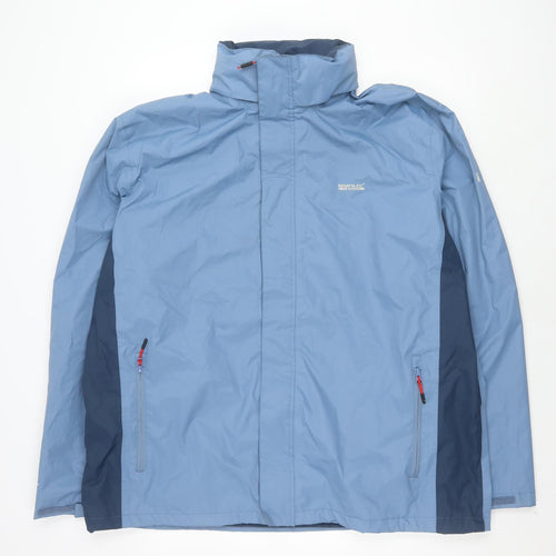 Regatta Men's Blue Waterproof Raincoat 3XL