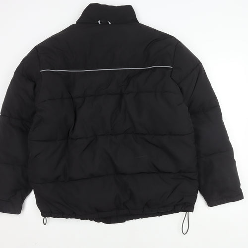 H&M Men's Black Puffer Jacket S for Winter Wear