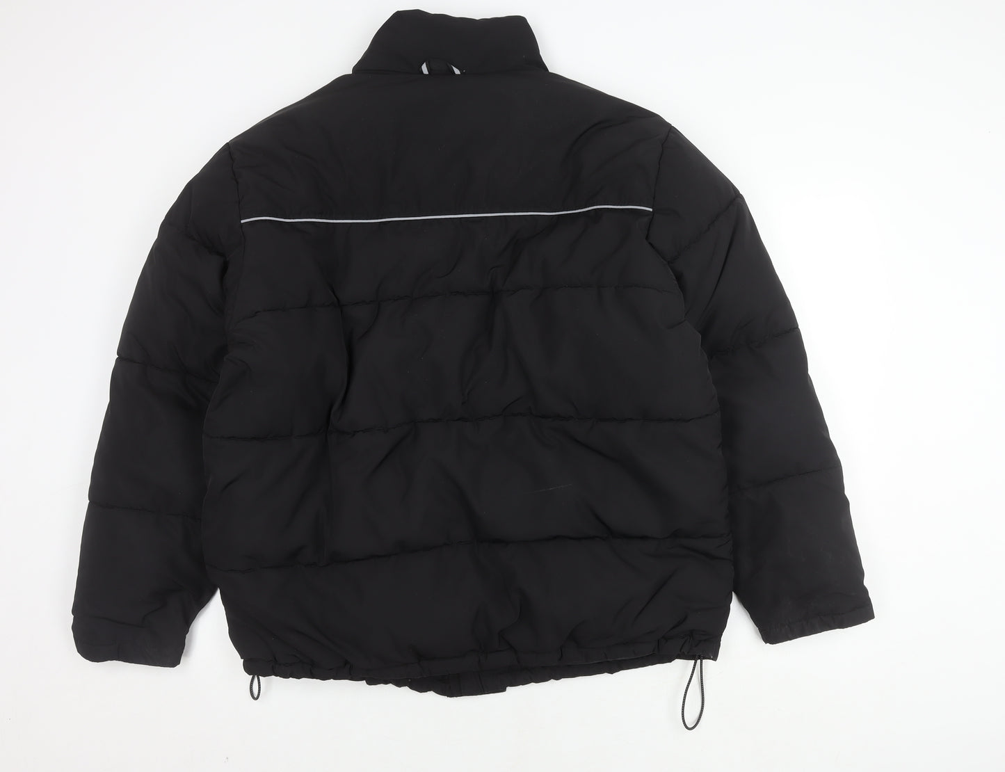 H&M Men's Black Puffer Jacket S for Winter Wear