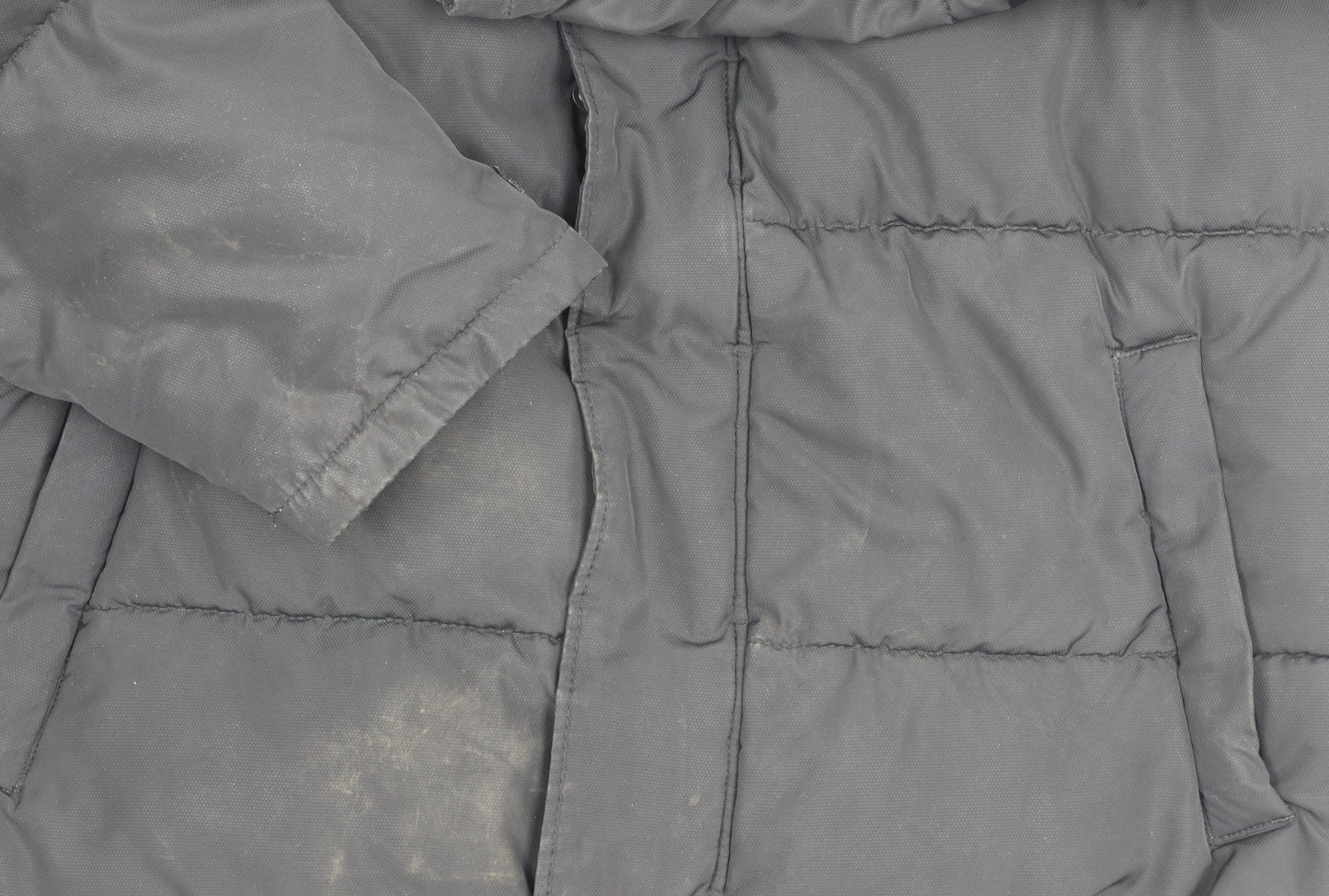 H&M Men's Black Puffer Jacket S for Winter Wear
