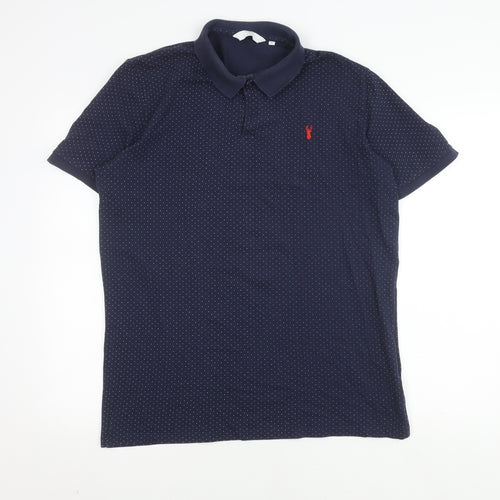 Next Men's Slim Fit Blue Polo Shirt XL